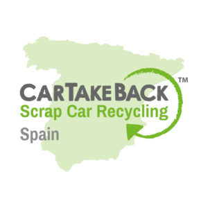 CarTakeBack Spain logo and map