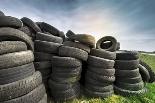 Pile of tyres