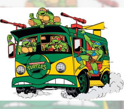 Turtles Van
