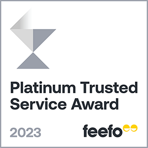 Feefo Platinum Trusted Service Award Winners 2023
